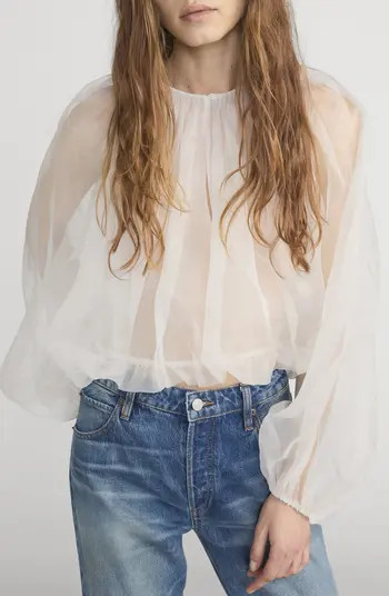 Sheer Silk Top | Nordstrom