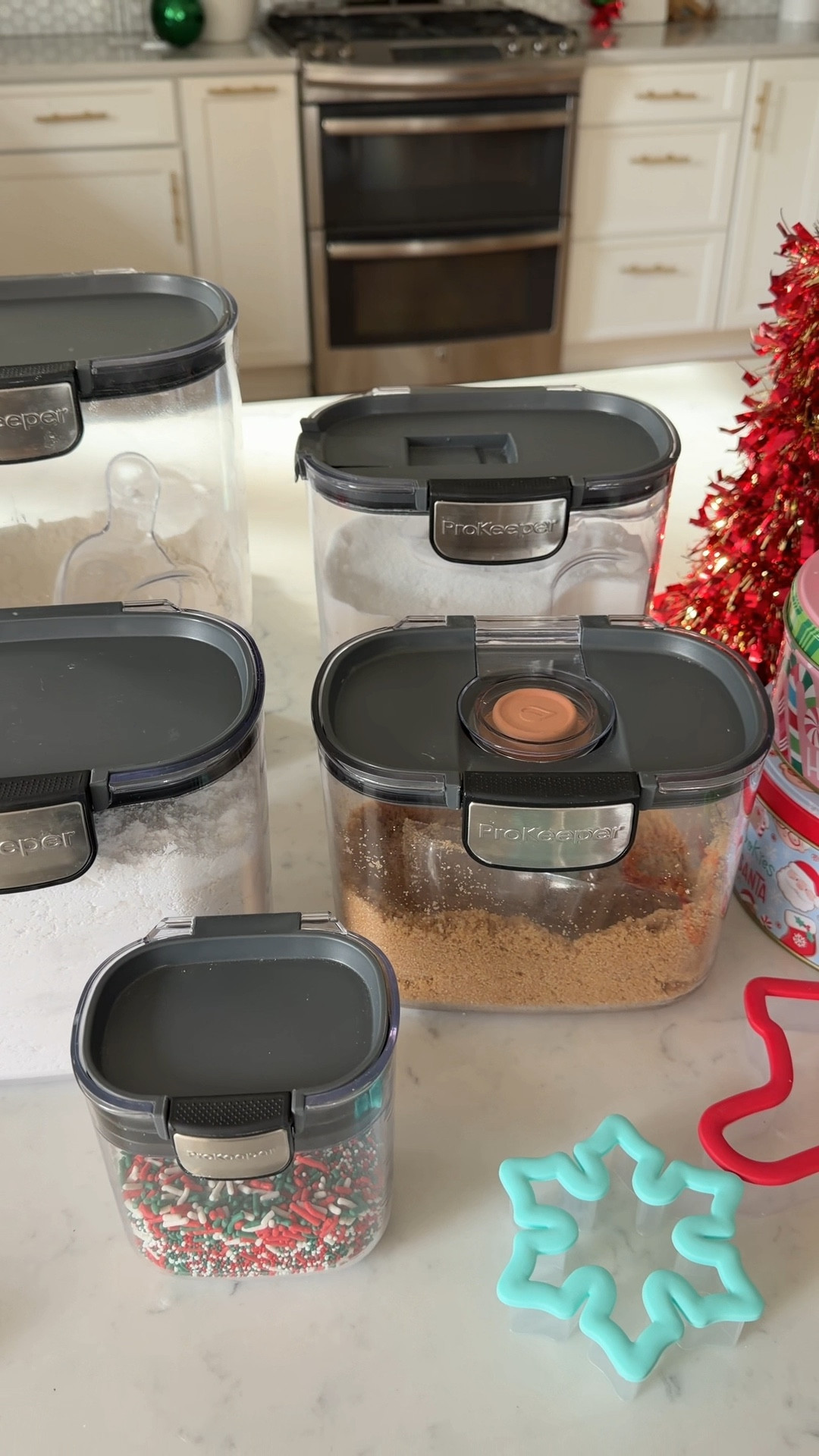 A food storage set that's perfect for the holiday baking season? You're in for a treat with this bestselling find that's perfect if you're a baker or if you plan to do a lot of baking this Christmas season. 
food organization, mom hacks, kitchen finds, storage tips, holiday gifts, clear food containers, pantry organization, spice jars

#LTKHome #LTKSeasonal #LTKFindsUnder50