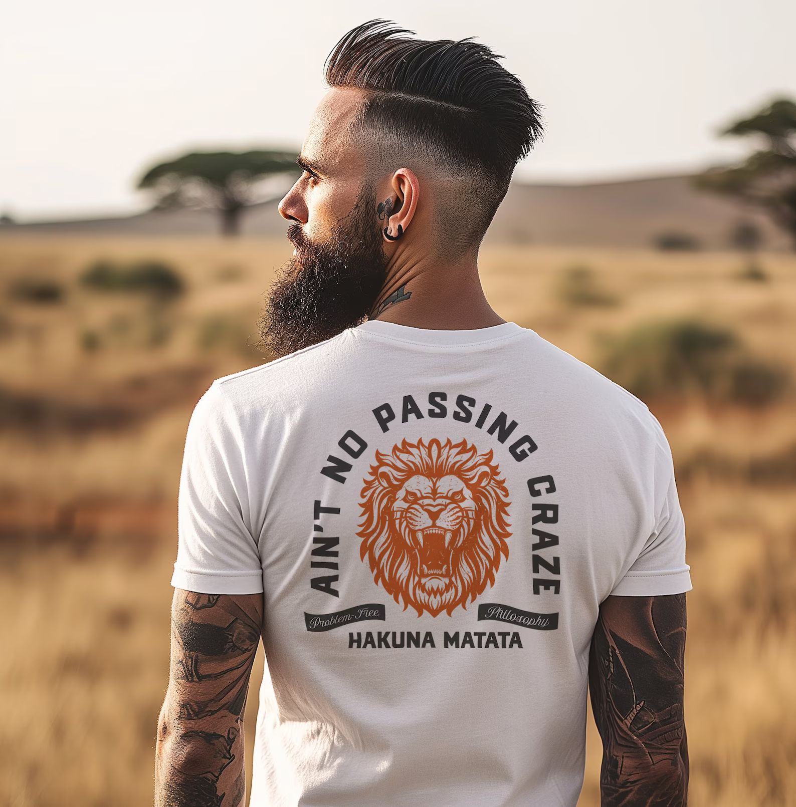 Animal Kingdom T-shirt for Men Hakuna Mata Shirt for Men Disney Animal Kingdom Guys Shirt Lion Ki... | Etsy (US)