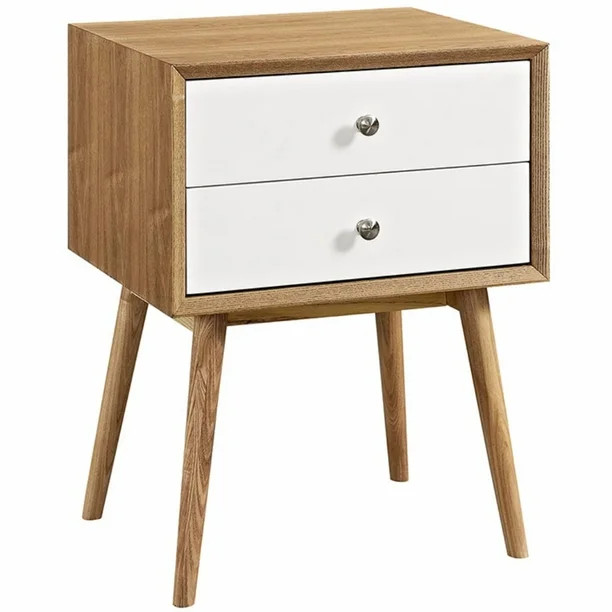 Modway Dispatch Nightstand with Wood Grain Veneer, Multiple Colors | Walmart (US)
