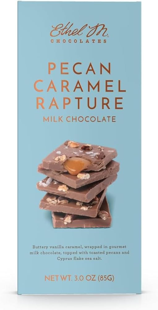 Ethel M Chocolates Sea Salt Milk Chocolate Gourmet Tablet Bar 85g, Small Batch of Premium Milk Ch... | Amazon (US)