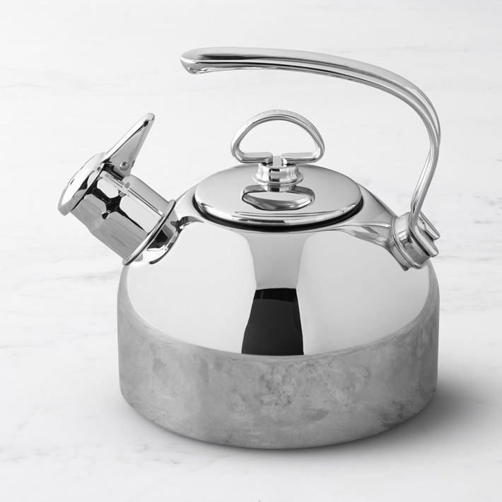 Chantal Classic Polished Stainless-Steel Whistling Tea Kettle | Williams-Sonoma
