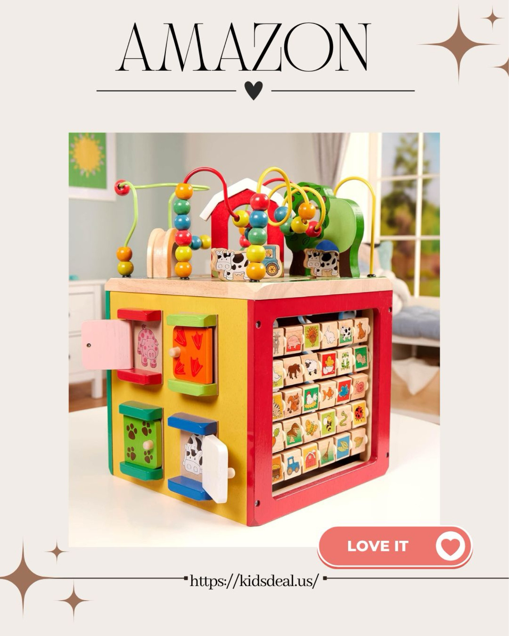 Creative Learning in one Toy.Great gift for 1st birthday.💗

#amazon #baby toy #birthday gift 
#Christmas gift ideas 

#LTKSaleAlert #LTKBaby #LTKKids