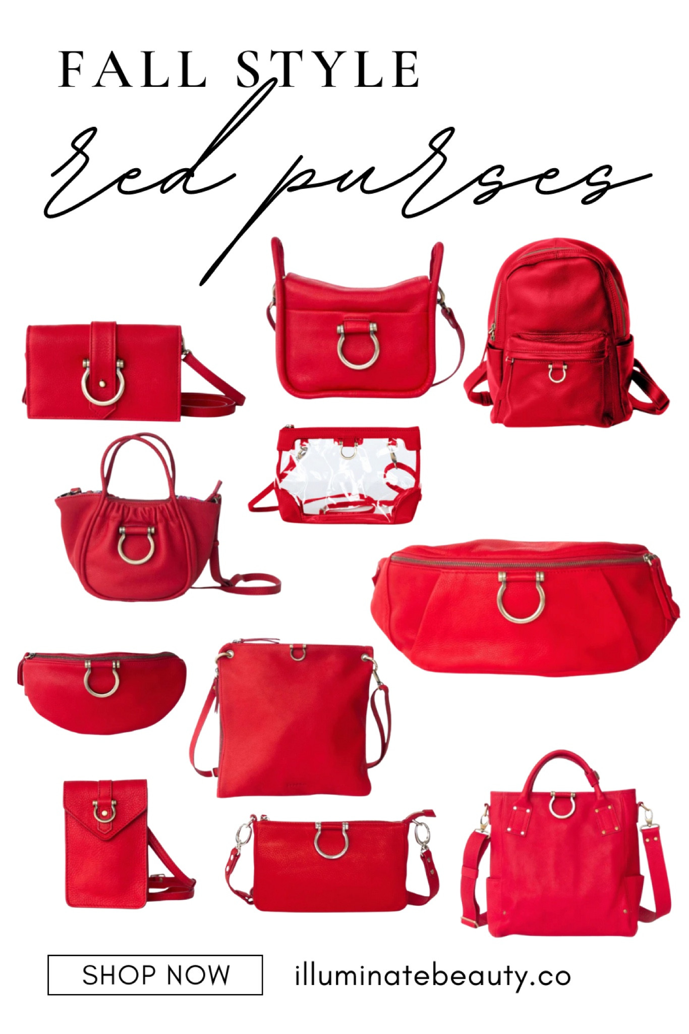 Fall style- red purses! Save 20% with this Sapahn discount code: JOELLEN20

#LTKStyleTip #LTKItBag #LTKSeasonal
