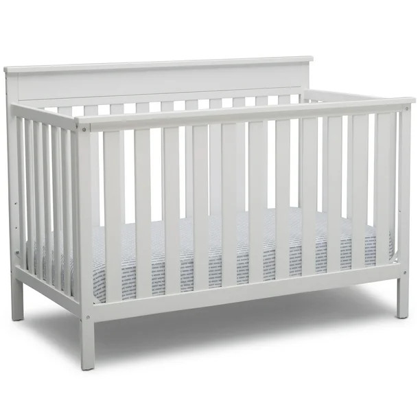 Delta Children Kingswood 4-in-1 Convertible Baby Crib, Bianca White | Walmart (US)