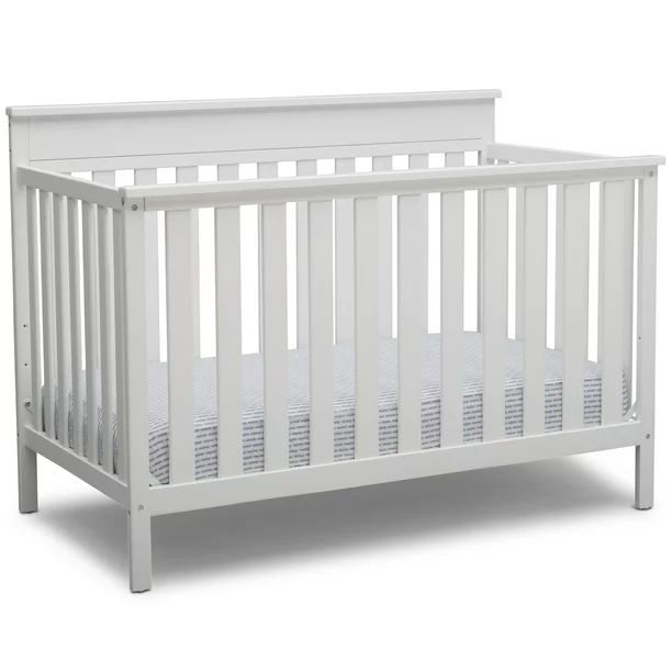 Delta Children Kingswood 4-in-1 Convertible Baby Crib, Bianca White | Walmart (US)