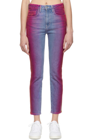JordacheMulticolor Rainbow Vintage Crop Jeans€399 EUR €120 EUR | SSENSE 