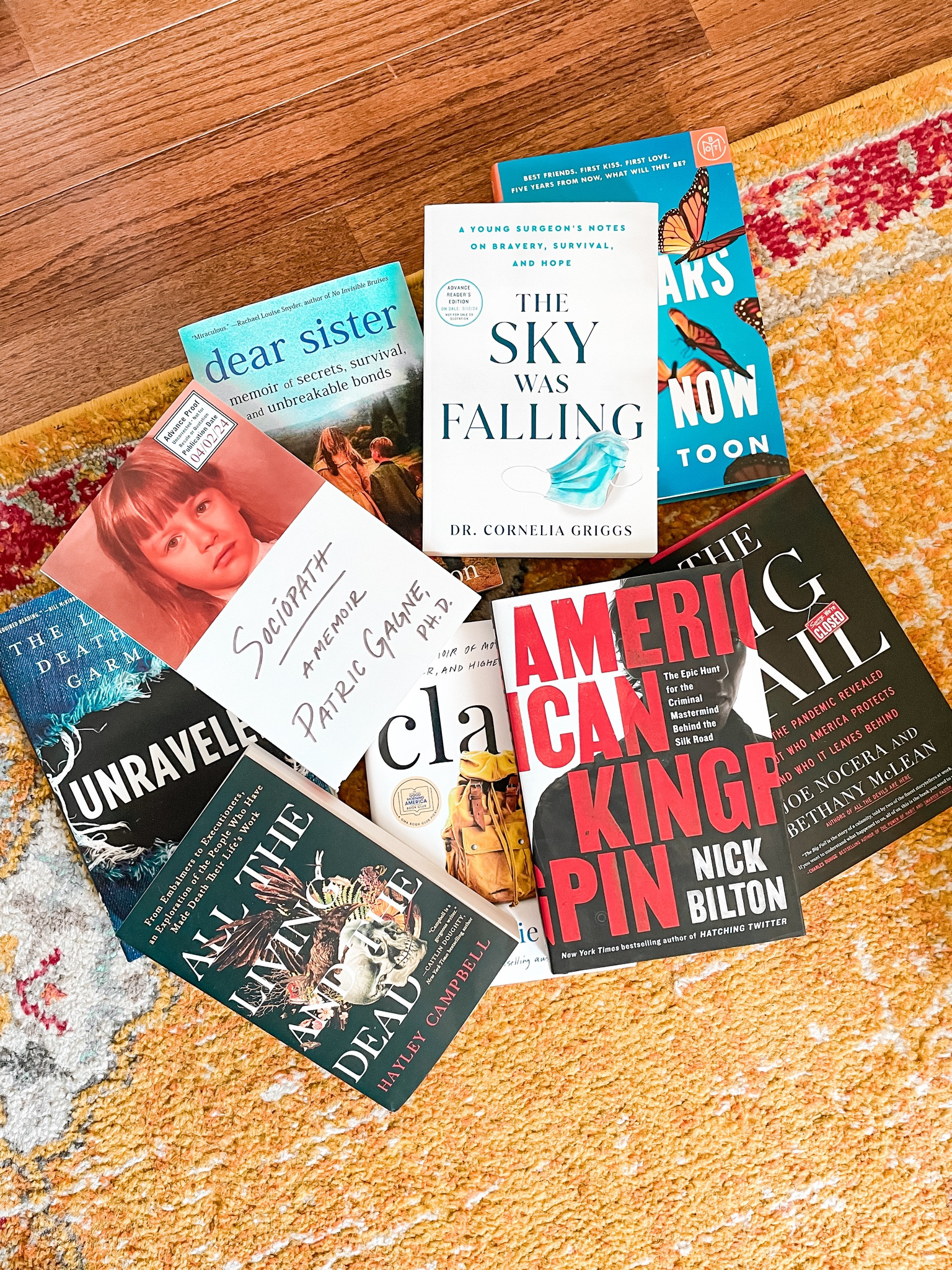 Books, books to read, non-fiction, area rug

#LTKhome #LTKfindsunder50