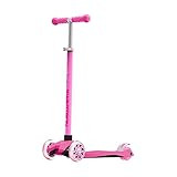 SWAGTRON K5 3-Wheel Kids Scooter with Light-Up Wheels | Quick Assembly | ASTM-Certified | Height-... | Amazon (US)