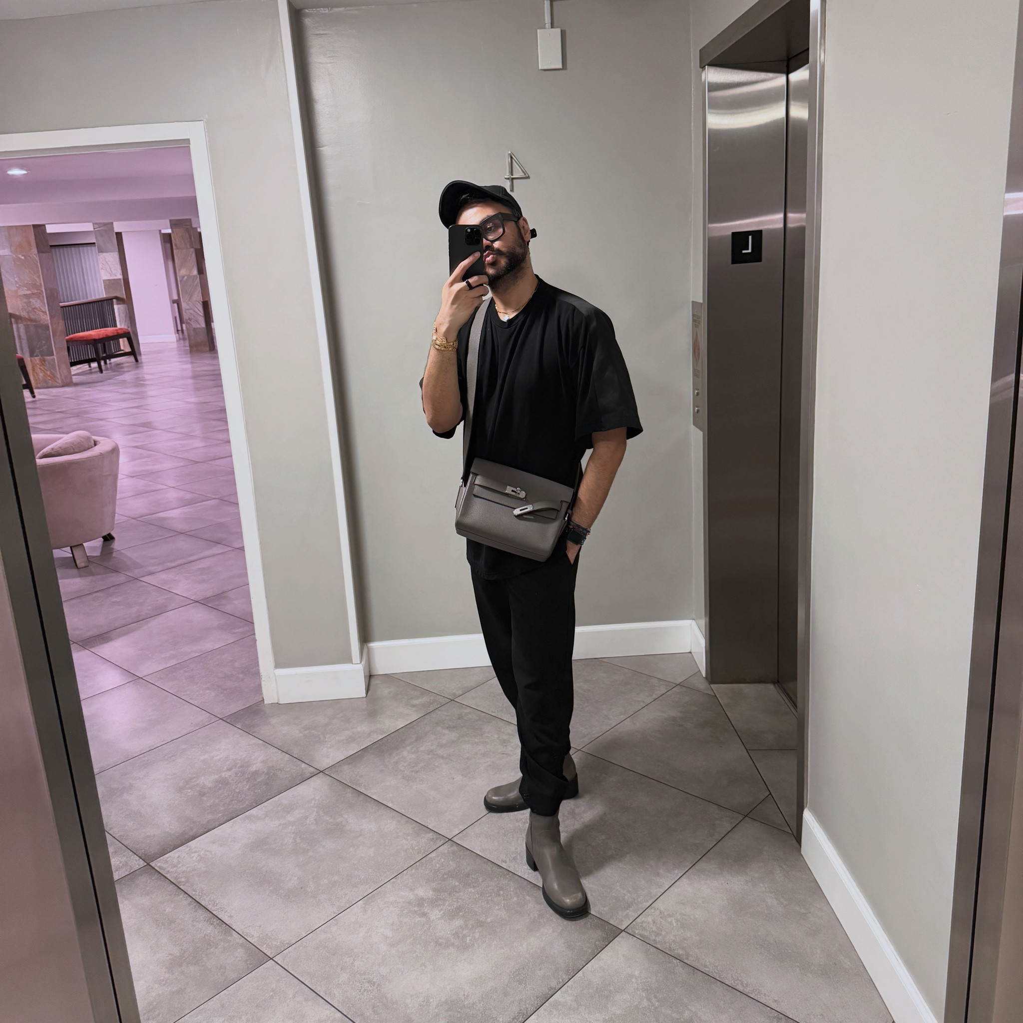 Wednesday Fit Check  #fitcheck #ootd #dailyfit #kellymessenger #menstyle 
Shoes: @prada 
Bag: @hermes
Shirt: @loewe 
Hat: @porsche 

#LTKgrwm #LTKdayinmylife #LTKootd