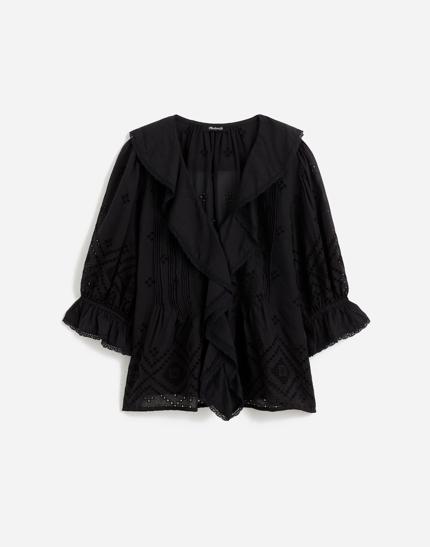 Ruffled Puff-Sleeve Top | Madewell