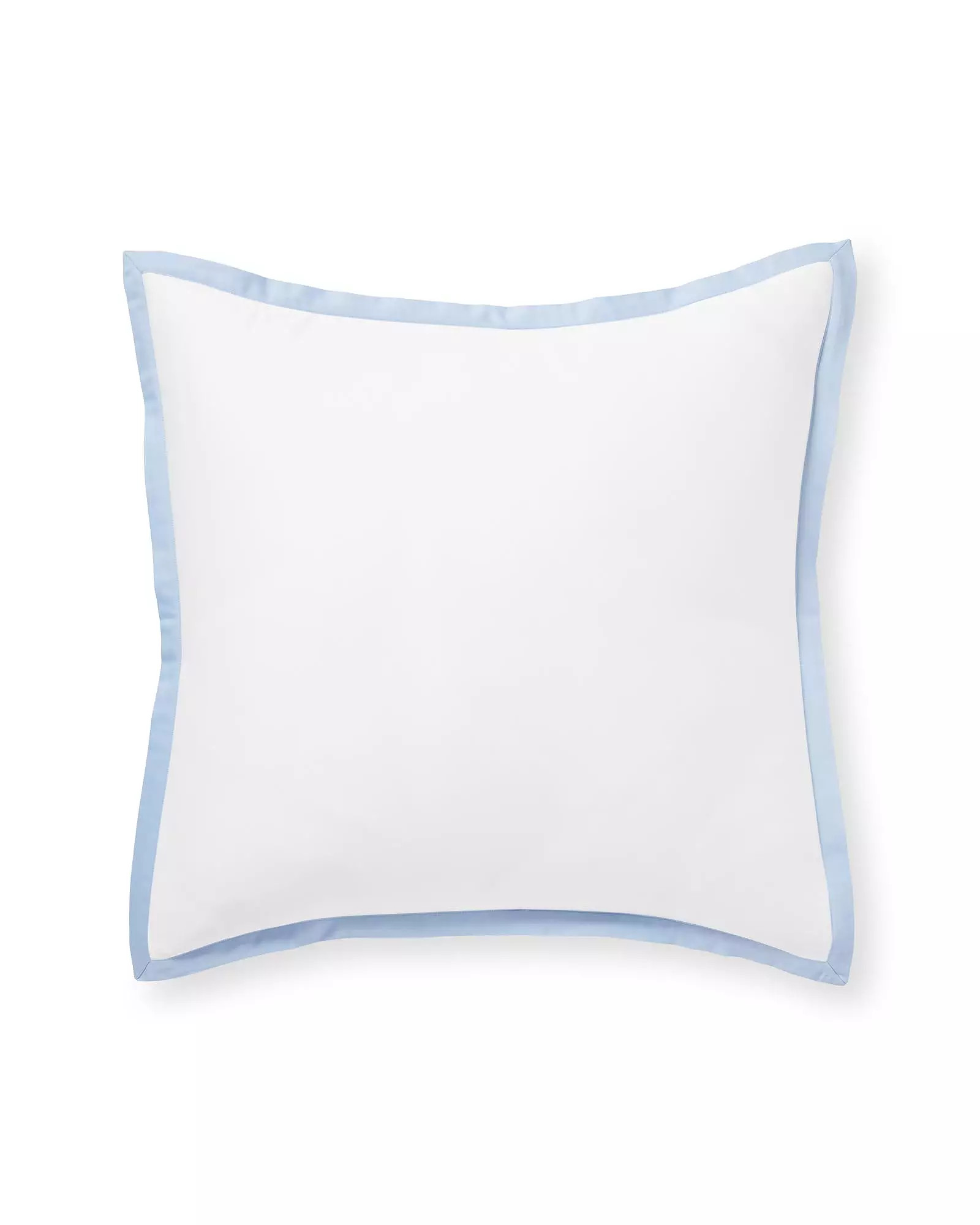 Border Frame Sateen Sham | Serena and Lily