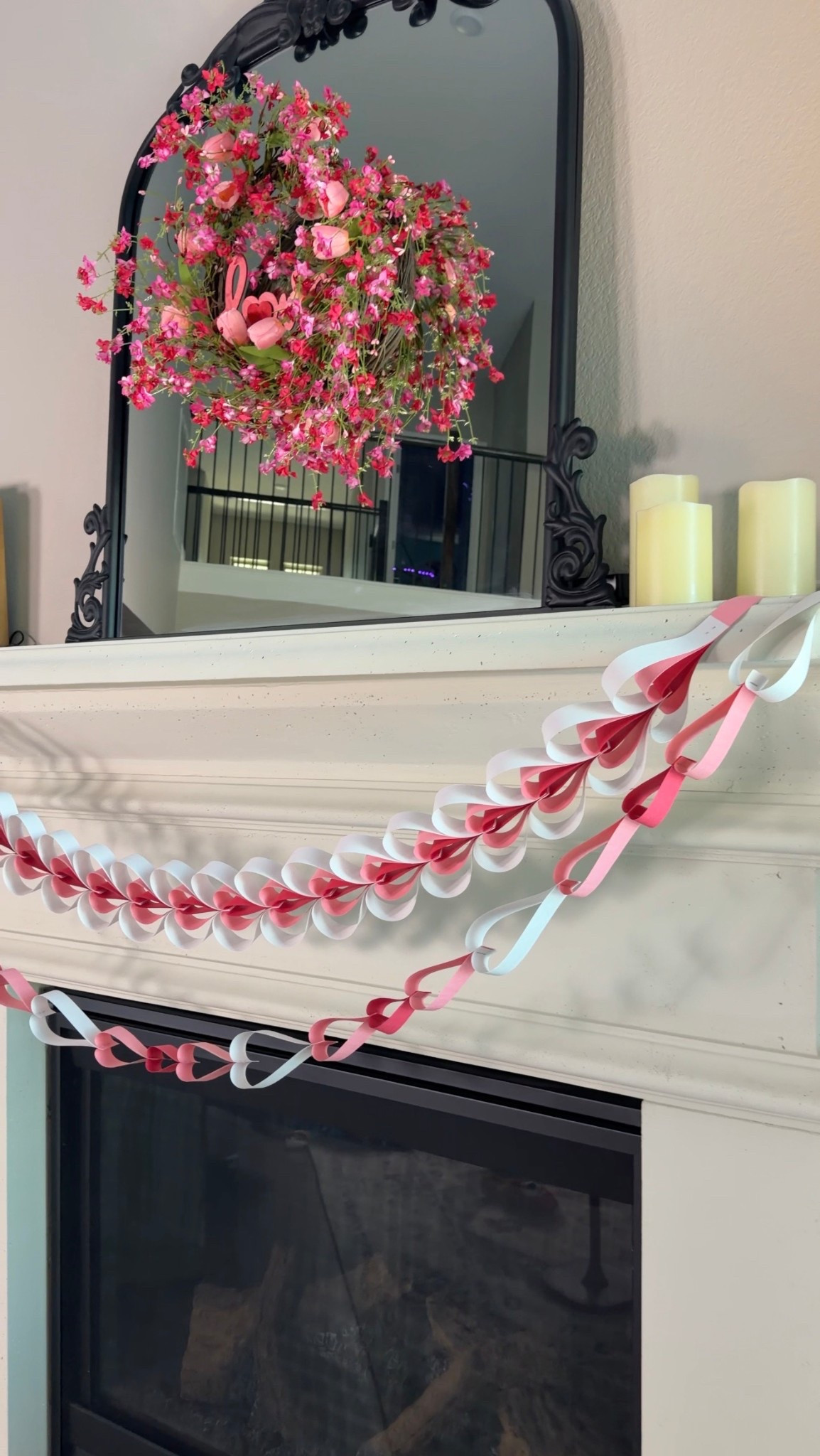 Heart paper chain