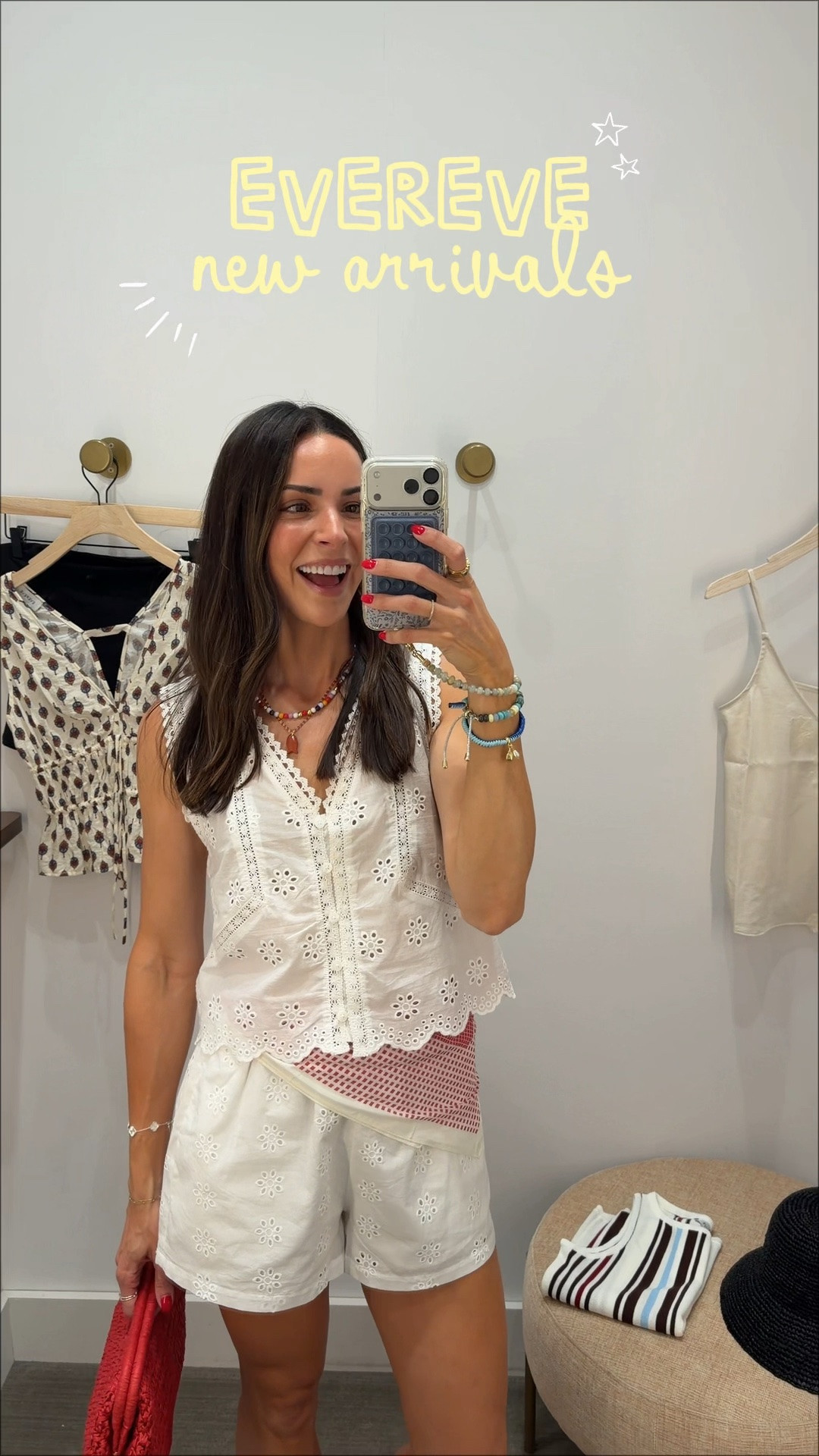 Sized down to XS in all tops and dress, S in shorts and true 26 in jeans! 

Evereve new arrivals / summer outfit ideas/ casual chic summer outfits / midi summer dress / lace satin cami / red summer bag / black raffia bucket hat

#LTKootd #LTKSeasonal #LTKvlog