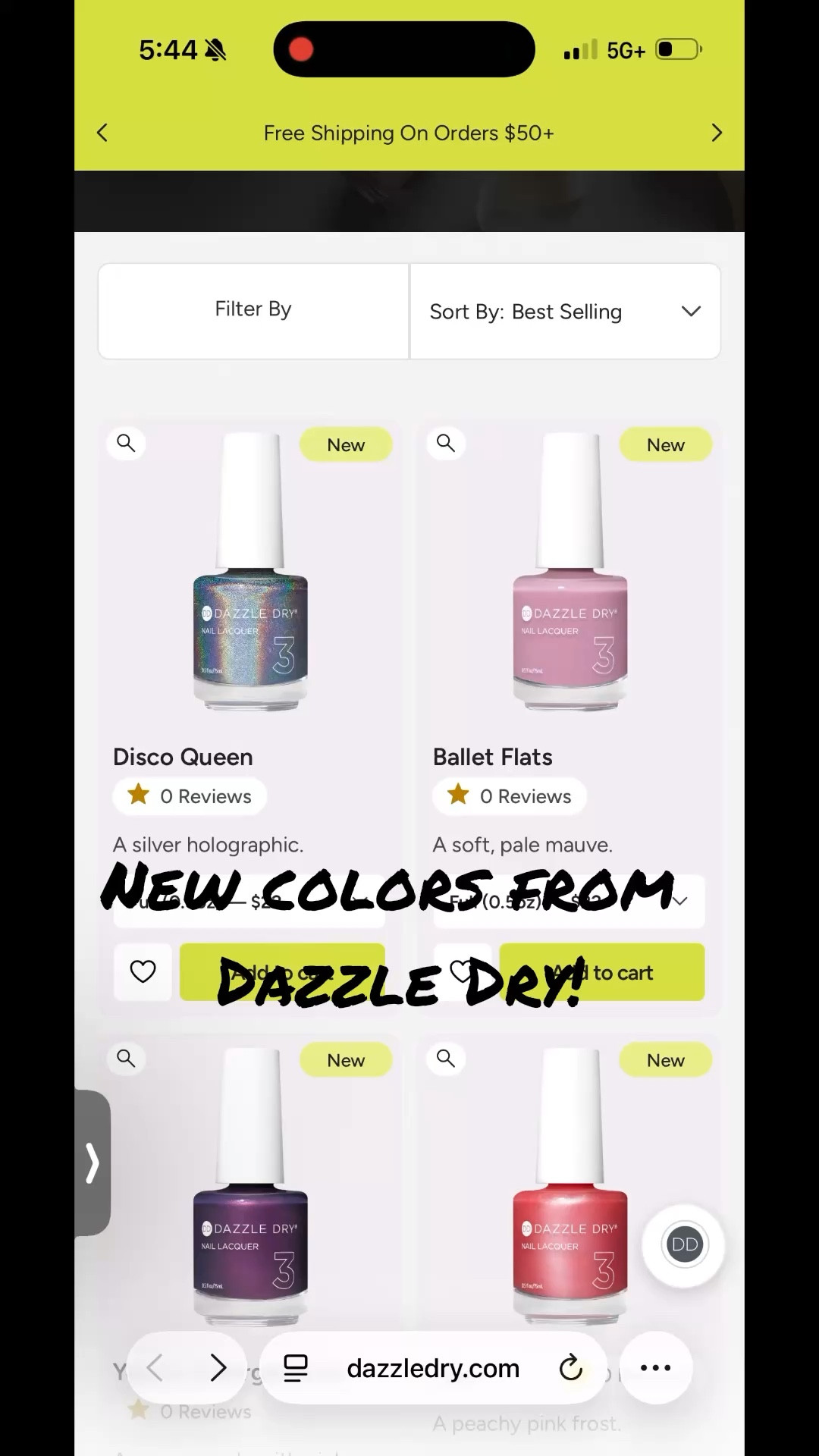 New colors from Dazzle Dry are in! Grab these fab six shades for spring and summer! I am loving all the shimmer!!

#LTKselfcare #LTKSeasonal #LTKBeauty
