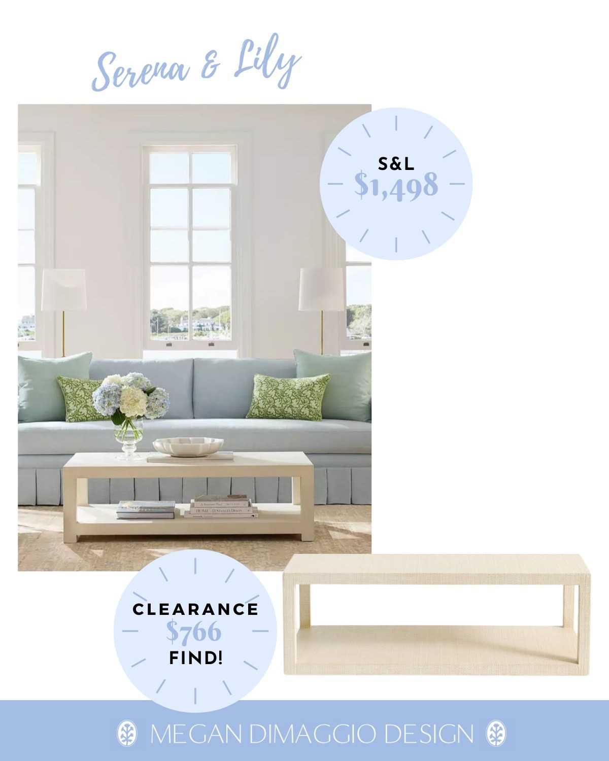 New look for less for Serena & Lily’s Driftway coffee table!! And the color on this one looks soo good!! It’s currently on clearance with an extra 20% OFF for a limited time!!

Also linked the look for less matching collection that’s also on clearance!! 👏🏻👏🏻👏🏻

#LTKSaleAlert #LTKHome #LTKSummerEdit