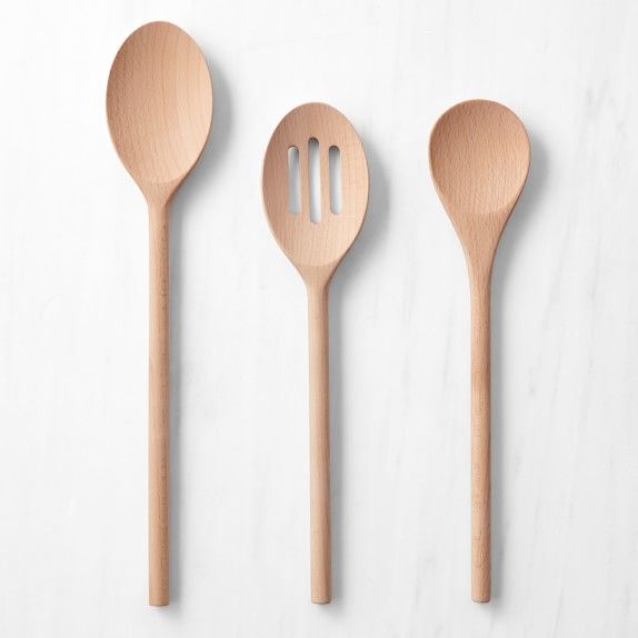 Open Kitchen by Williams Sonoma Wood Spoons, Set of 3 | Williams-Sonoma