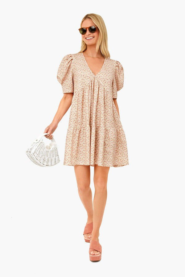 Floral Puff Sleeve Follie Mini Dress | Tuckernuck (US)
