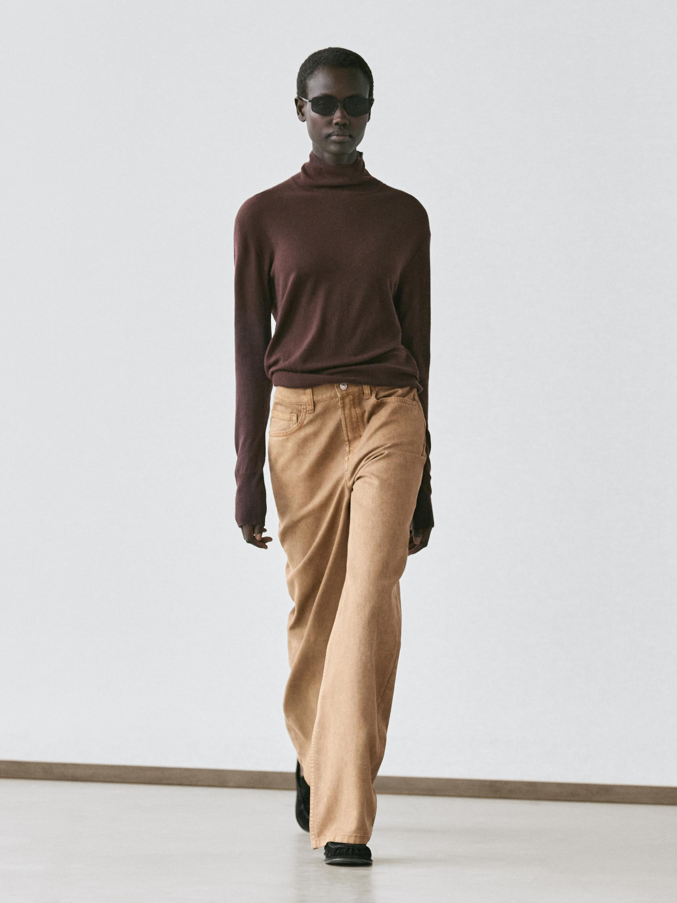 Wide-leg jeans | Massimo Dutti UK