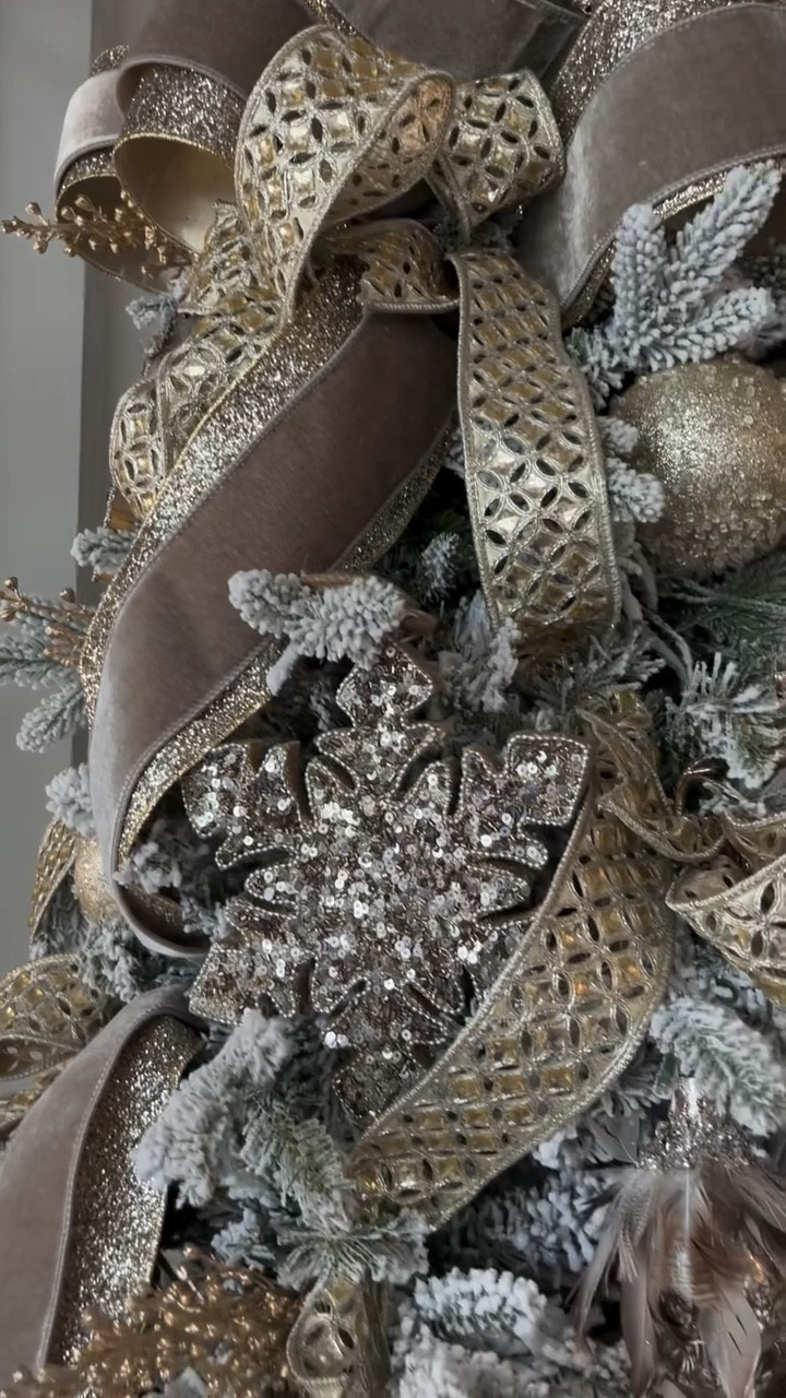 This ribbon is gorgeous and really hard to find, but I found it! And when it runs out, I included products that will give you a very similar look. Feel free to reach out if you need help with  styling. 

Here’s my thoughts related to the audio: If you’re thinking about trying something new, go for it! It’s natural to feel unsure or like an imposter at first, but don’t let that stop you. Pursuing what makes you happy is worth the effort. Remember, the joy and satisfaction you find in doing what you love far outweigh the doubts. So, take that first step, and keep going—you might just discover something life changing! 
.
.
.
.
.
#glamchristmas #glamdecor #doitanyway #holdmyeggnog #christmastreedesigner #christmasinspo #christmastreeinspo #christmasinspiration #christmastreeribbon #wiredribbon #ribbontutorial #christmasvideos #christmasdecorations #christmastree2024 #blingchristmas #christmasinjuly #christmasallyearlong#LTKVideo 

#LTKSeasonal #LTKStyleTip