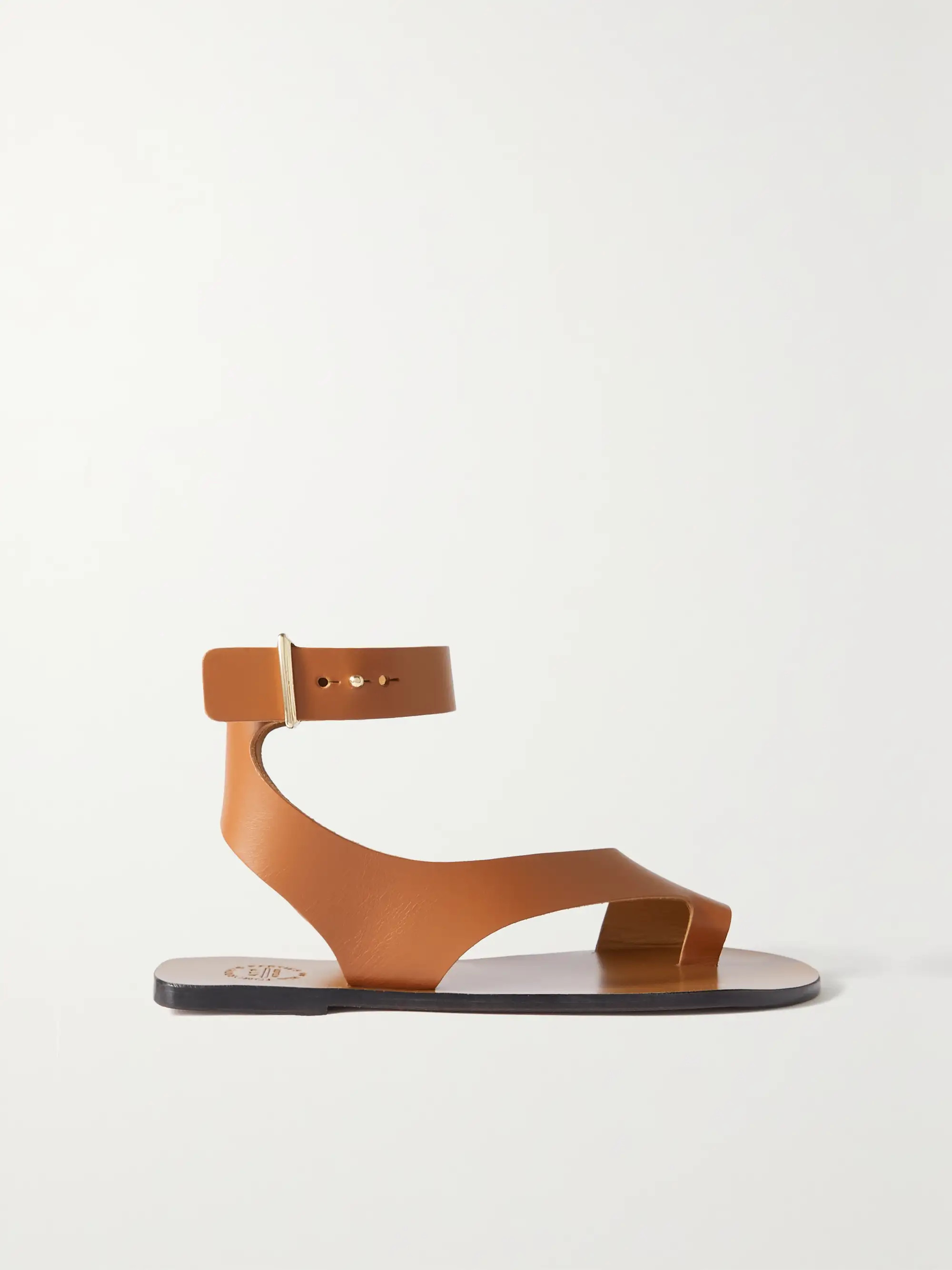 ATP ATELIER + NET SUSTAIN Aquara leather sandals | NET-A-PORTER | NET-A-PORTER APAC