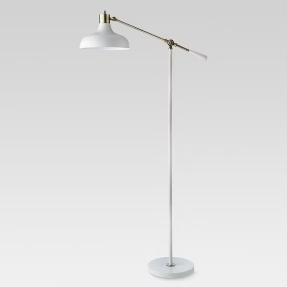 Crosby Schoolhouse Floor Lamp White - Threshold™ | Target