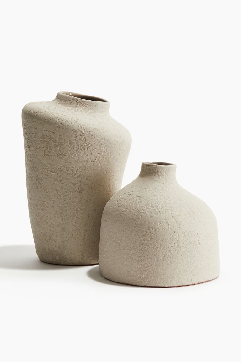 Tall Terracotta Vase - Light beige - Home All | H&M US | H&M (US + CA)