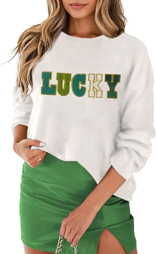 MARZXIN Women 2025 Casual Holiday Sweaters Long Sleeve Round Neck Valentine Sweater Tops Merry Ch... | Amazon (US)