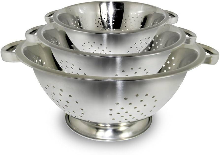 ExcelSteel Colander set, Stainless steel, Colanders | Amazon (US)