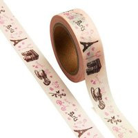 Valentine in Paris, Breakfast Coffee & Croissant, Washi Tape, Sample Lengths | Etsy (US)