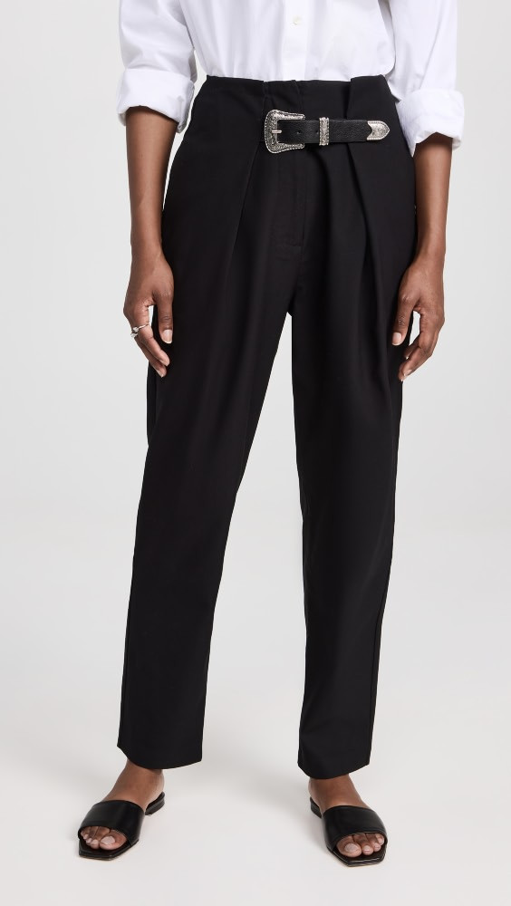 Pixie Market Luke Western Belted Pants | Shopbop | Shopbop