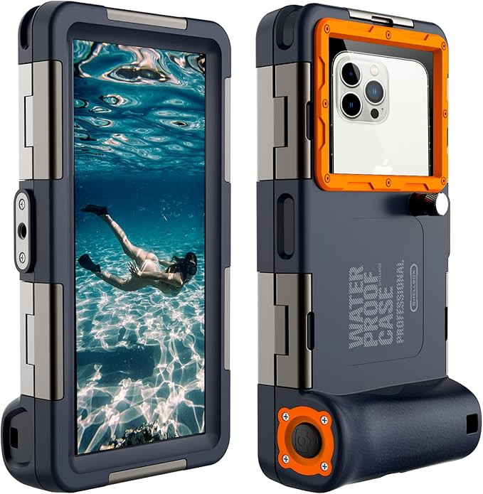 Underwater Snorkeling Diving Phone Case for iPhone 17/16/15/14/13 Series & Galaxy S24/S23-50Ft Wa... | Amazon (US)