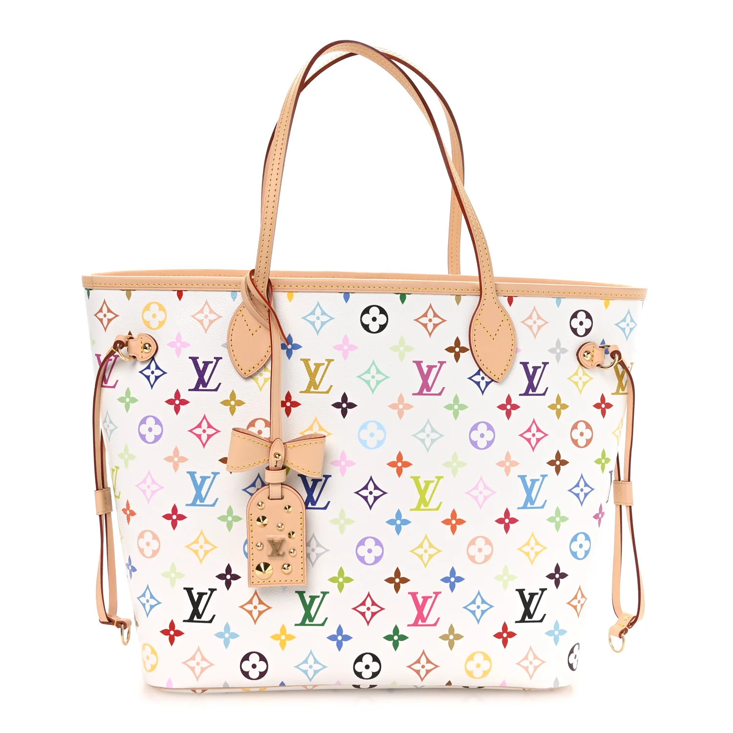 Louis Vuitton LV X TM Monogram Multicolor Neverfull MM White 1859514 | FASHIONPHILE (US)