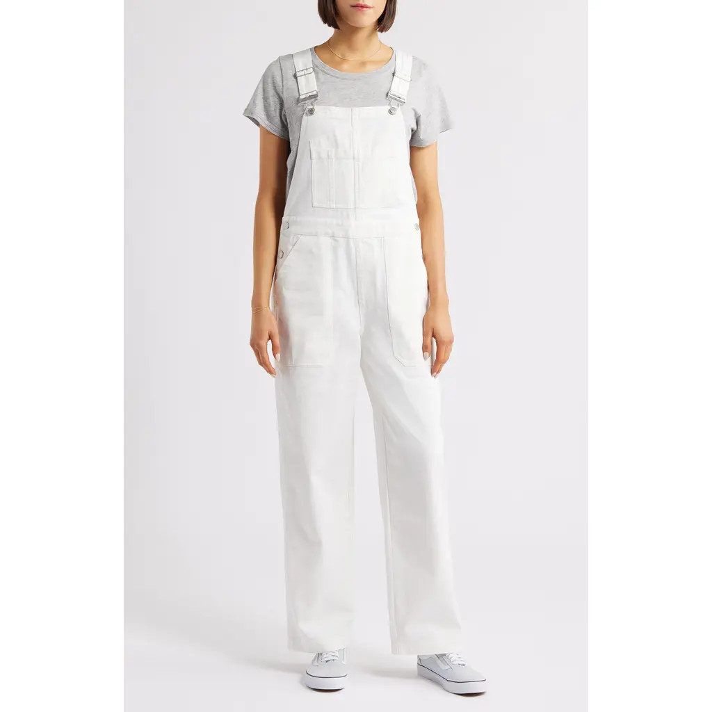 Alex Mill Lili Denim Overalls in White at Nordstrom Rack, Size X-Large | Nordstrom Rack