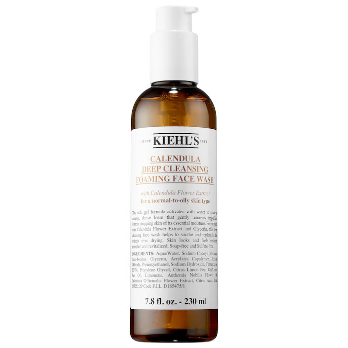 Calendula Deep Clean Foaming Face Wash - Kiehl's Since 1851 | Sephora | Sephora (US)