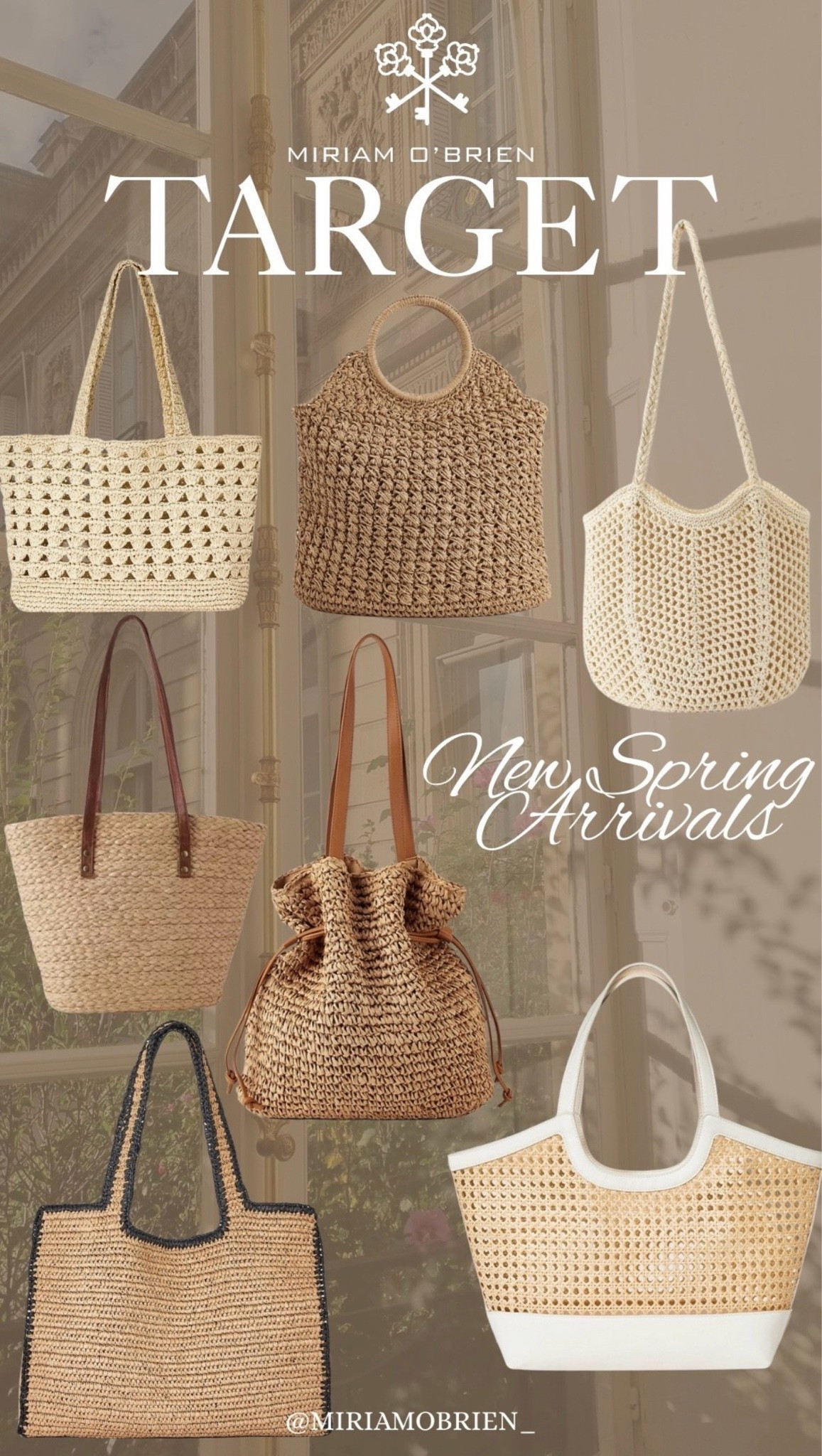 New Spring Handbags at Target

Follow me at @miriamobrien_ on IG and TikTok! 

#TargetSpringAccesories #TargetNewArrivals #TargetNewHandbags #TargetFashion

#LTKSeasonal #LTKOver40 #LTKTravel

#LTKSeasonal #LTKOver40 #LTKmomlife