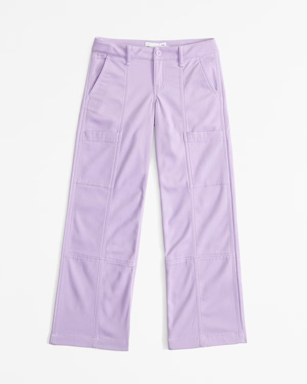 low rise baggy cargo pants | Abercrombie & Fitch (US)