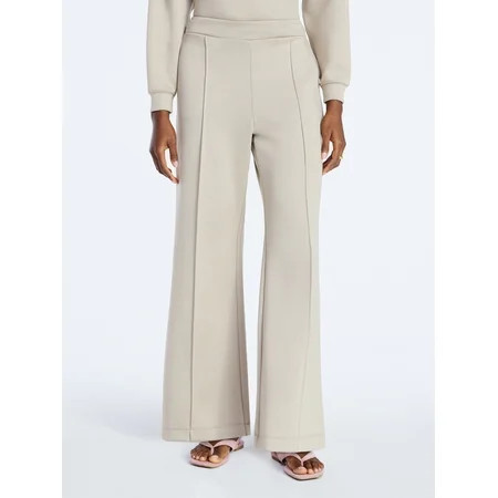 Scoop Women's and Women's Plus New Scubaknit Seamed Sweatpants, Regular and Short Lengths, Sizes XS-4X | Walmart (US)