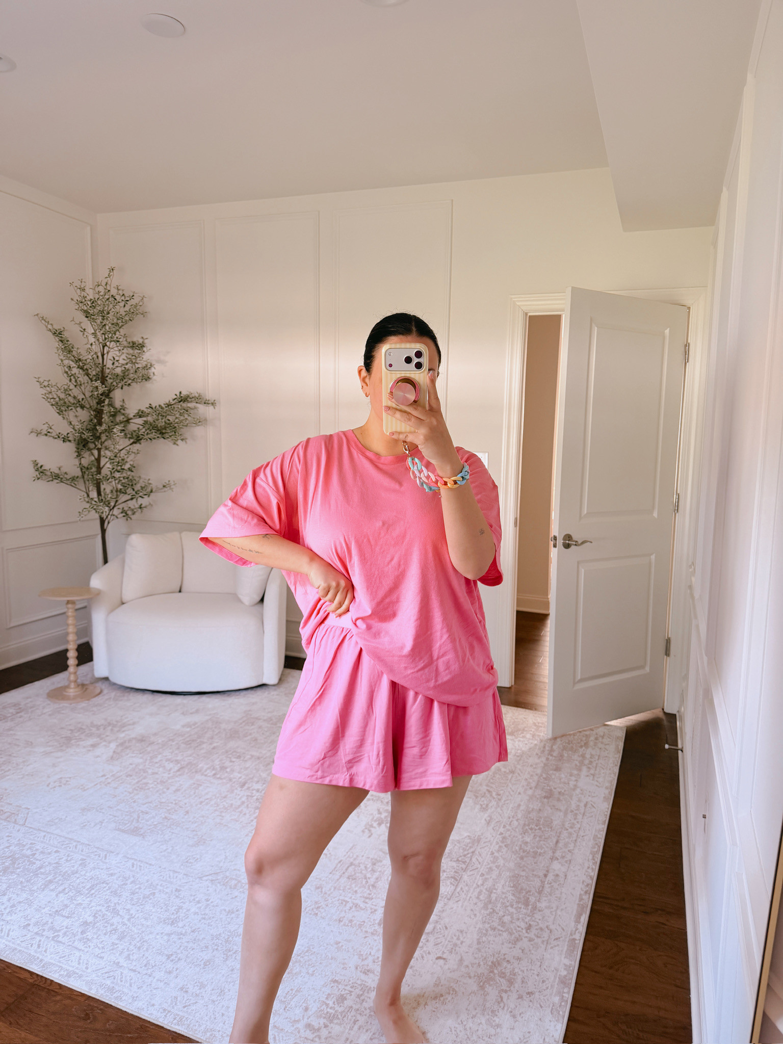 wearing an XL 

 #LTKMidsize