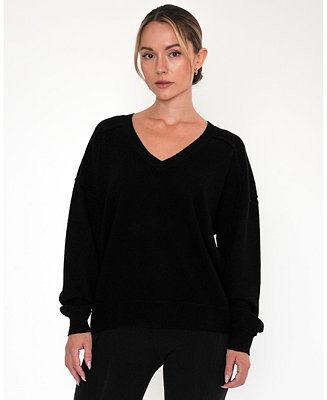Women's Nora V Neck Cashmere Sweater | Macy's