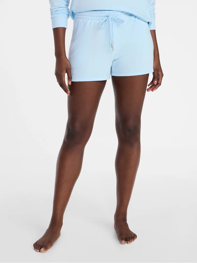 Joyspun Women's French Terry Knit Bridal Sleep Shorts, 3\u201d Inseam, Sizes XS-3X | Walmart (US)