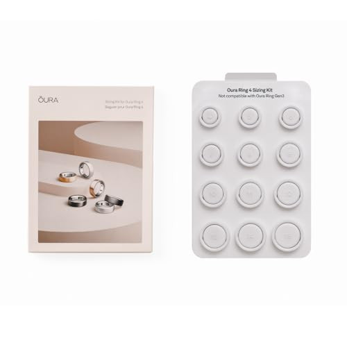 Oura Ring 4 Sizing Kit - Size Before You Buy The Oura Ring 4 - Unique Sizing, Not Standard US Ring Sizes - Receive Credit for Purchase | Amazon (US)