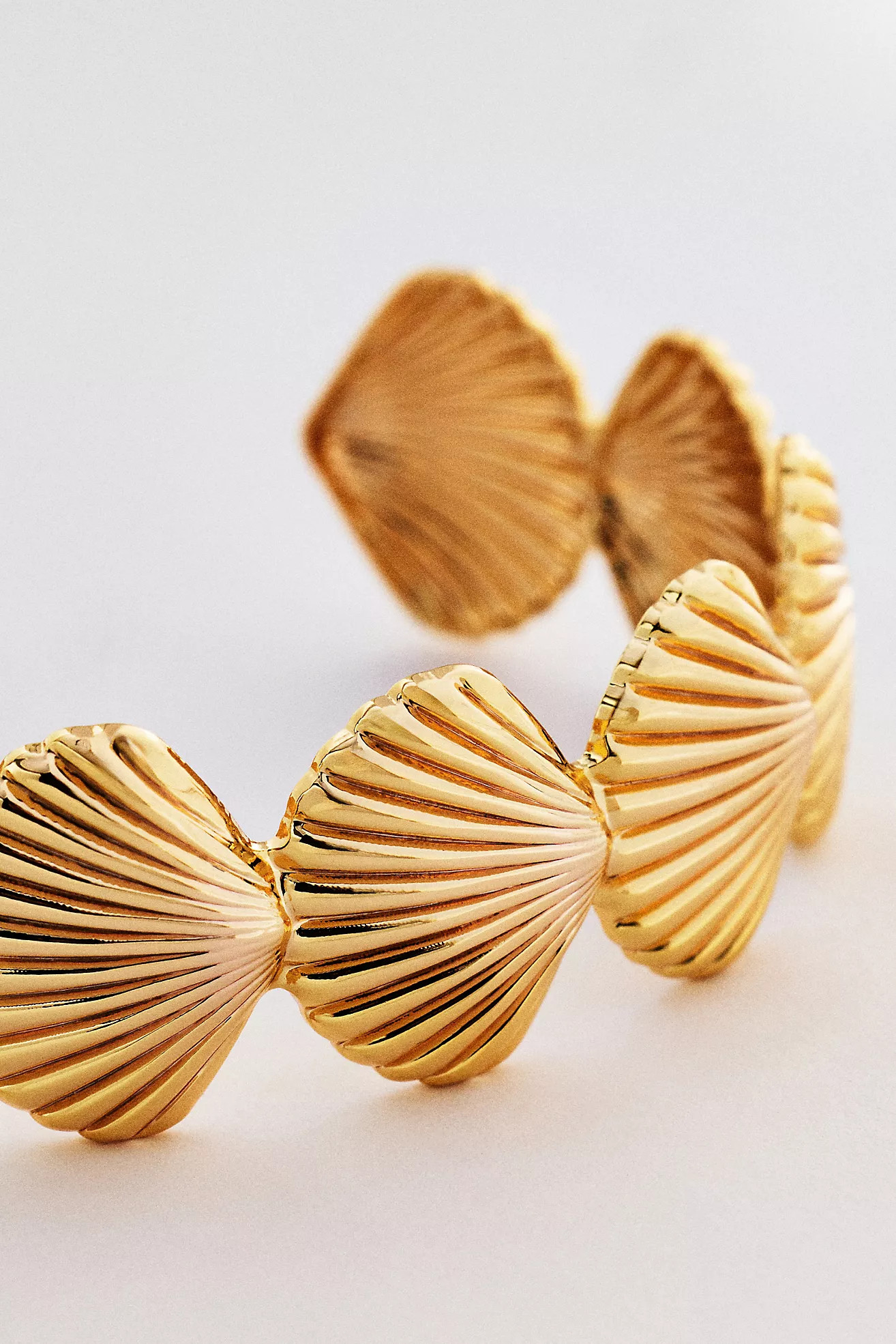 Metal Shell Cuff Bracelet | Anthropologie (US)