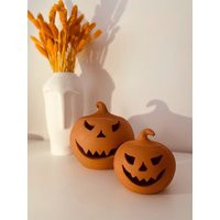 Ceramic Pumpkin, Halloween Decor, Jack O Lantern, Terracotta Gift, Handmade Pumpkin, Pumpkin Candle Holder, Mother's Day Gift | Etsy (US)
