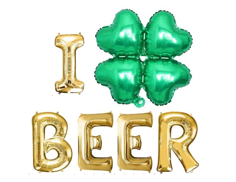 I Love Beer Banner St Patricks Day Party Decorations St | Etsy | Etsy (US)