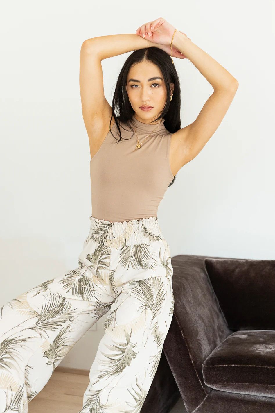 Morgan Bodysuit in Taupe - FINAL SALE | Böhme US