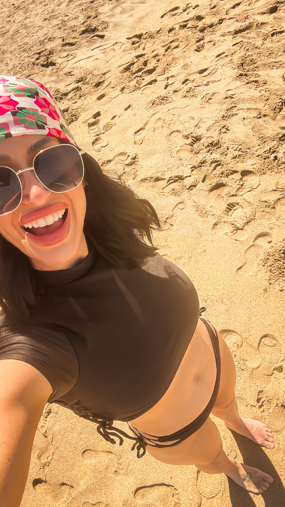 Wearing size small

Bikini
SHEIN
Summer
Spring
Rashguard
Black bikini
Headscarf
Amazon
Amazon finds
Amazon accessories
Sunglasses 
Summer style


#LTKSeasonal #LTKFestival #LTKstyletip