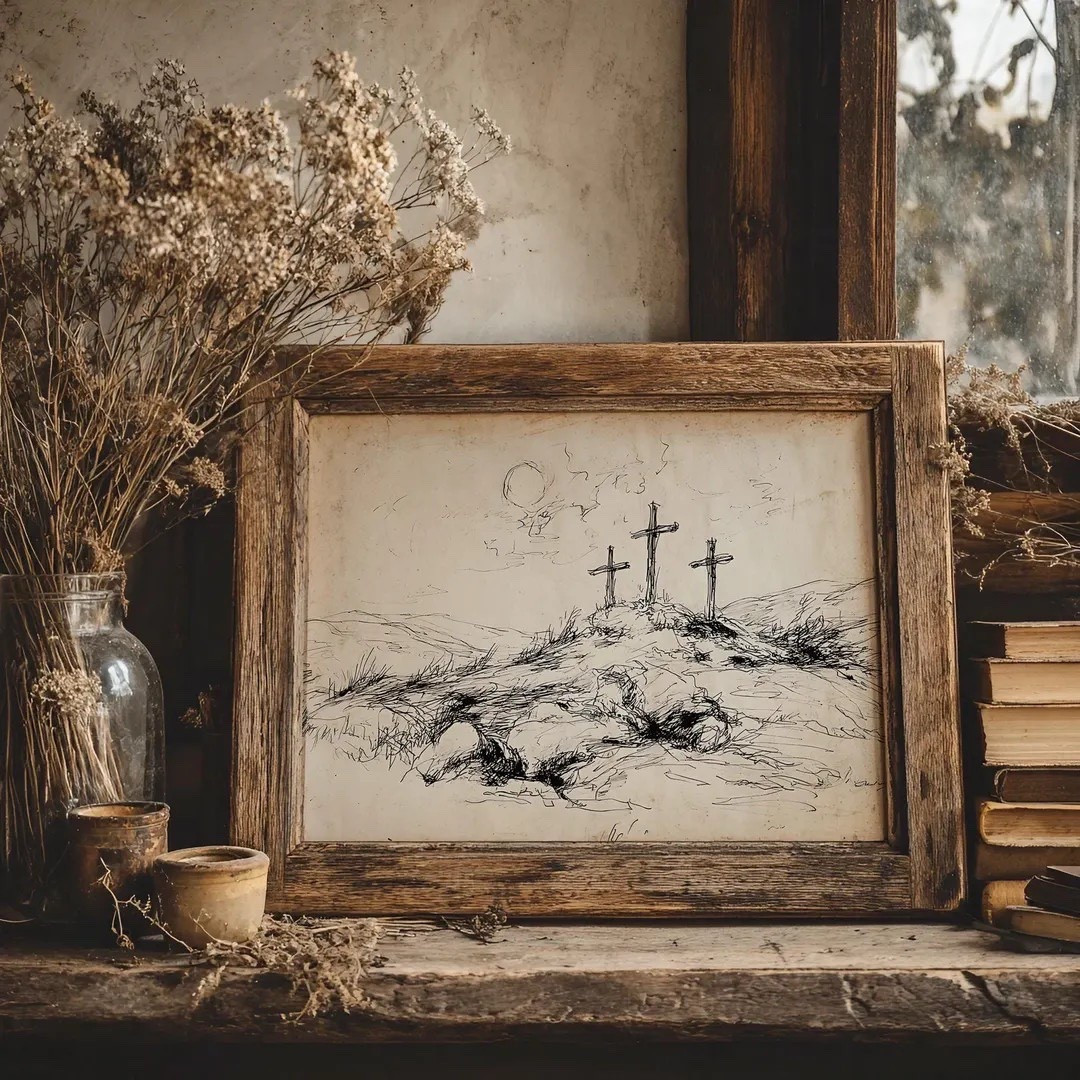 Christian easter three crosses art print from Etsy | Easter decor | Easter Art 




crucifix wall art, he is risen art, christian art print, bible wall decor, digital download

#LTKSeasonal #LTKHome