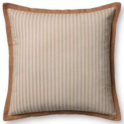 Magnolia Home by Joanna Gaines x Loloi Meredith Pillow PMH-0080 Striped Pillow | Rugs Direct | Rugs Direct