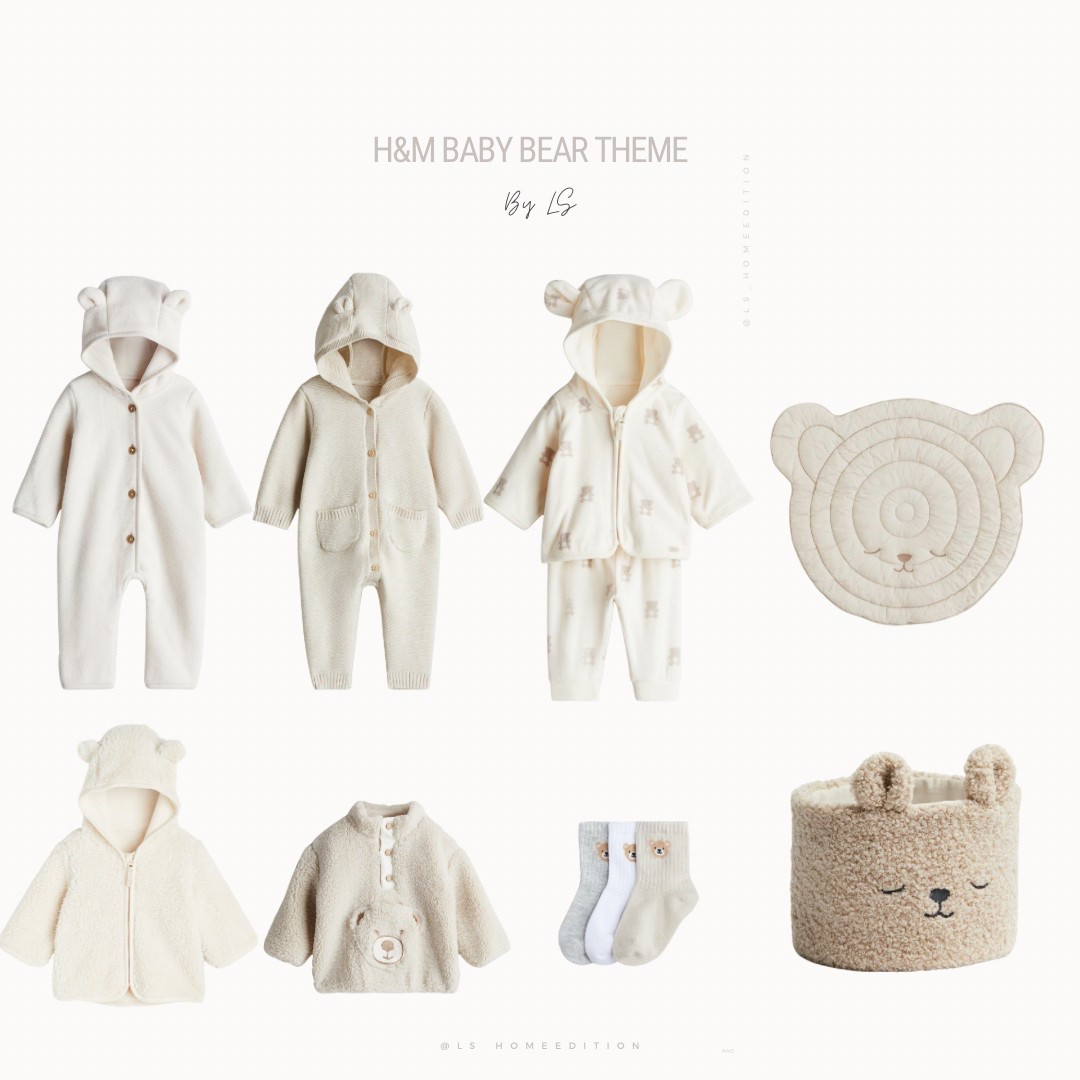 H&M Baby Bear Theme 🧸🤍

#Babyclothes #neutralbabyclothes #babyboyclothes #newbornoutfits #babyoutfits #babyknitoutfit #babybear #babyboy #neutralbaby #babyaccessories #nurserydecor #babyplaymat #cutebabyclothes #newbornclothes


#LTKBaby